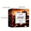 Coffee Essential Oil Soap Deep Cleansing & Exfoliating Moisturizing with Caffeine Glycerin & Olive Oil Non-Tightening for Sensitive Skin