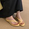 Модная Роскошная Обувь Низкий Каблук Женские Шлепанцы Шлепки Обувь Модная Круглый Носок Женские Шлепанцы на Каблуке Обувь Женские Слайды Сандалии