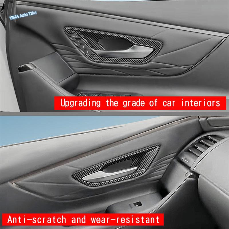 Car Side air outlet / Steering Wheel / Window Lift Button Cover Trim For Toyota Alphard Vellfire 40 Series  2024 Accessories