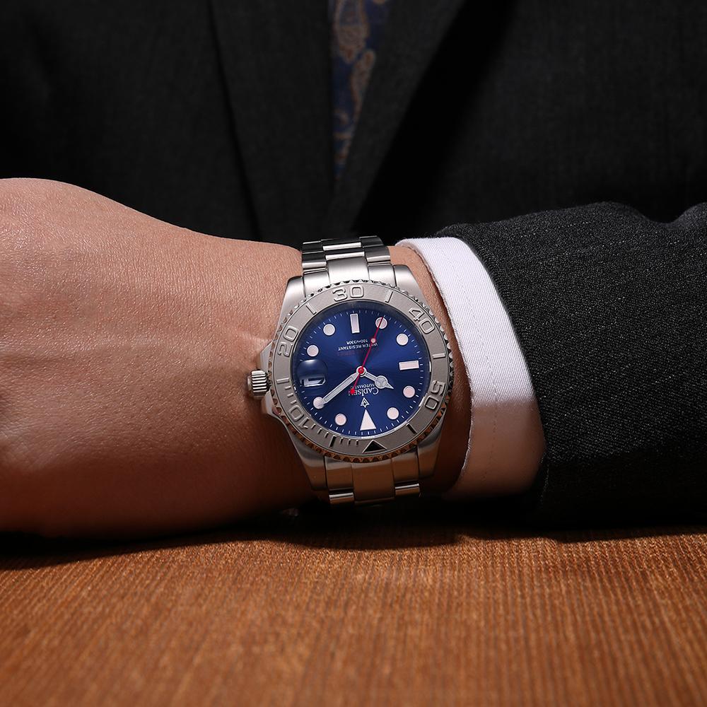 Cadisen 8210 New TOP Brand Luxury Men's Watch With Box Neptune Series Water Resistant 100m/330ft Automatic Men's Mechanical Watches