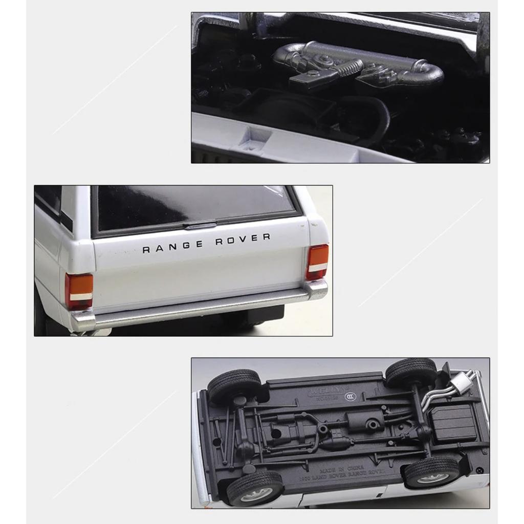 Welly 1/24 1970 Land Rover Range Rover Off-Road Vehicle Alloy Scale Car Model Diecast Metal Collection Children Toy Car Vehicles