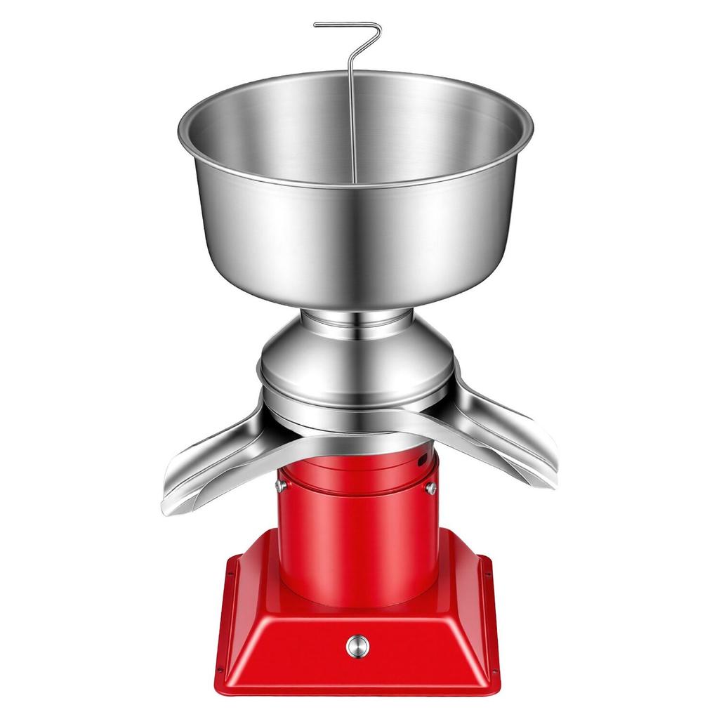 Electric Milk Cream Separator, 60L/H Output 10500RPM Milk Cream Centrifugal Separator, 304 Stainless Steel Goat Cow Milk Skimmer Separating Machine