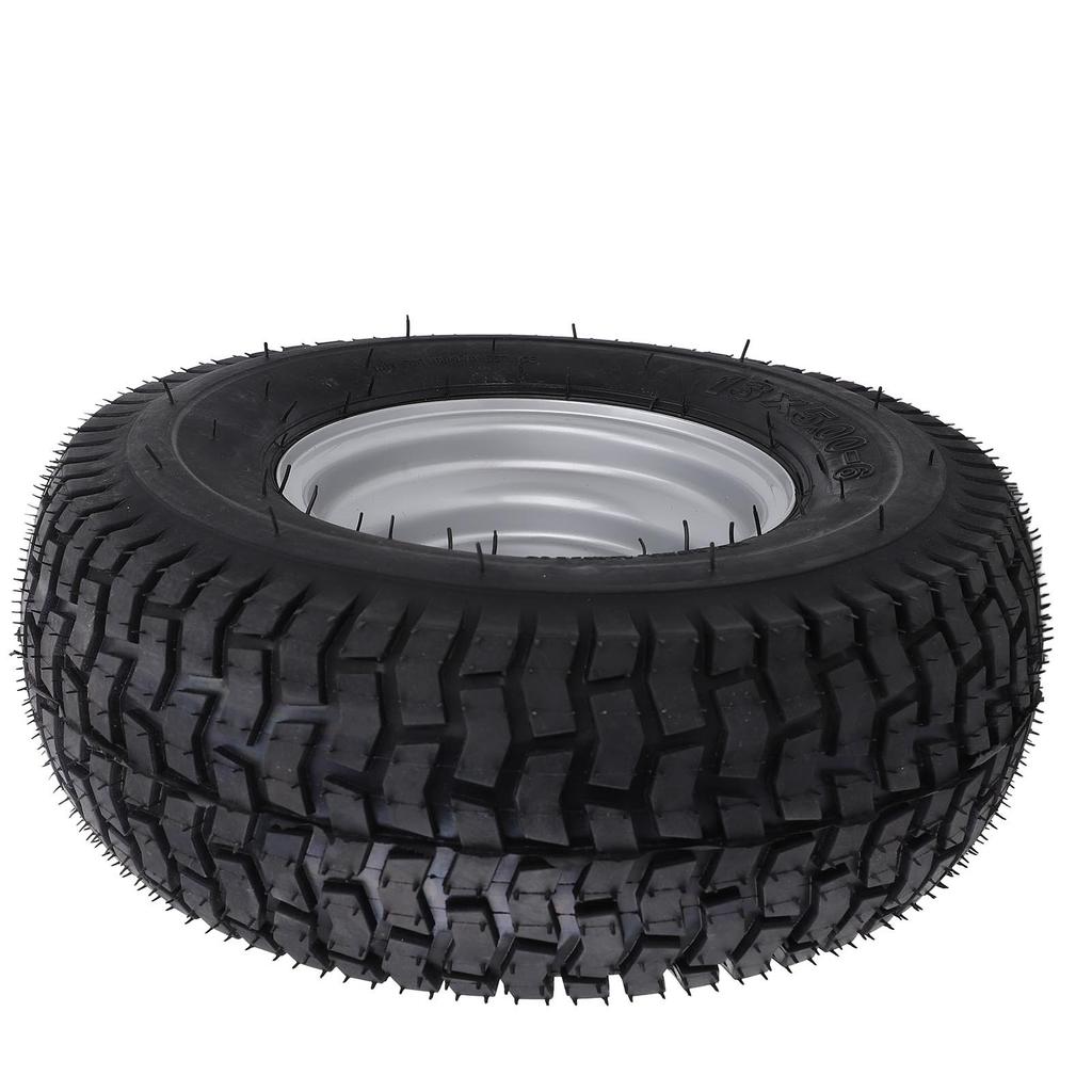 Шина 13x5.00 6 дюймов с диском Вакуумная бескамерная Улучшенное сцепление Противоскользящая Внедорожная шина для квадроцикла, картинга, гольф-кара