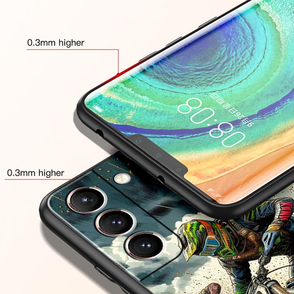 Чехол для телефона на мотоцикл для Samsung Galaxy S26 S25 S24 S23 S22 S20 S21 FE Ultra S25 Edge Plus 5G Мягкий ТПУ Чехол Fundas Capas Сумки