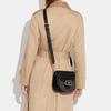 Coach Morgan 20 Classic Monogram Print Flap Crossbody Bag With Studded Decoration Women crossbody bag Brown Black CE567-IMOSN