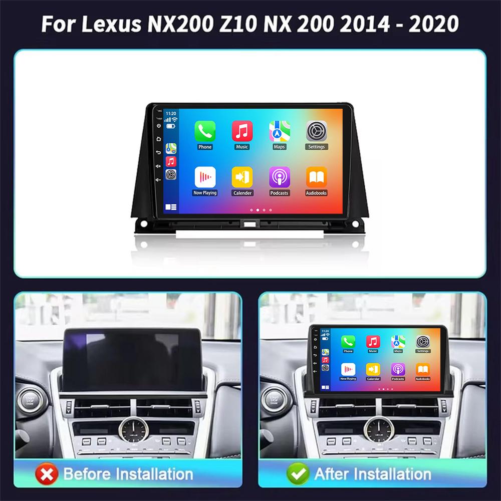 Для Lexus NX200 Z10 NX 200 2014 - 2020 Автомобильное радио Мультимедиа Видео GPS Android Навигация 2Din DVD-плеер CarPlay Автомагнитола