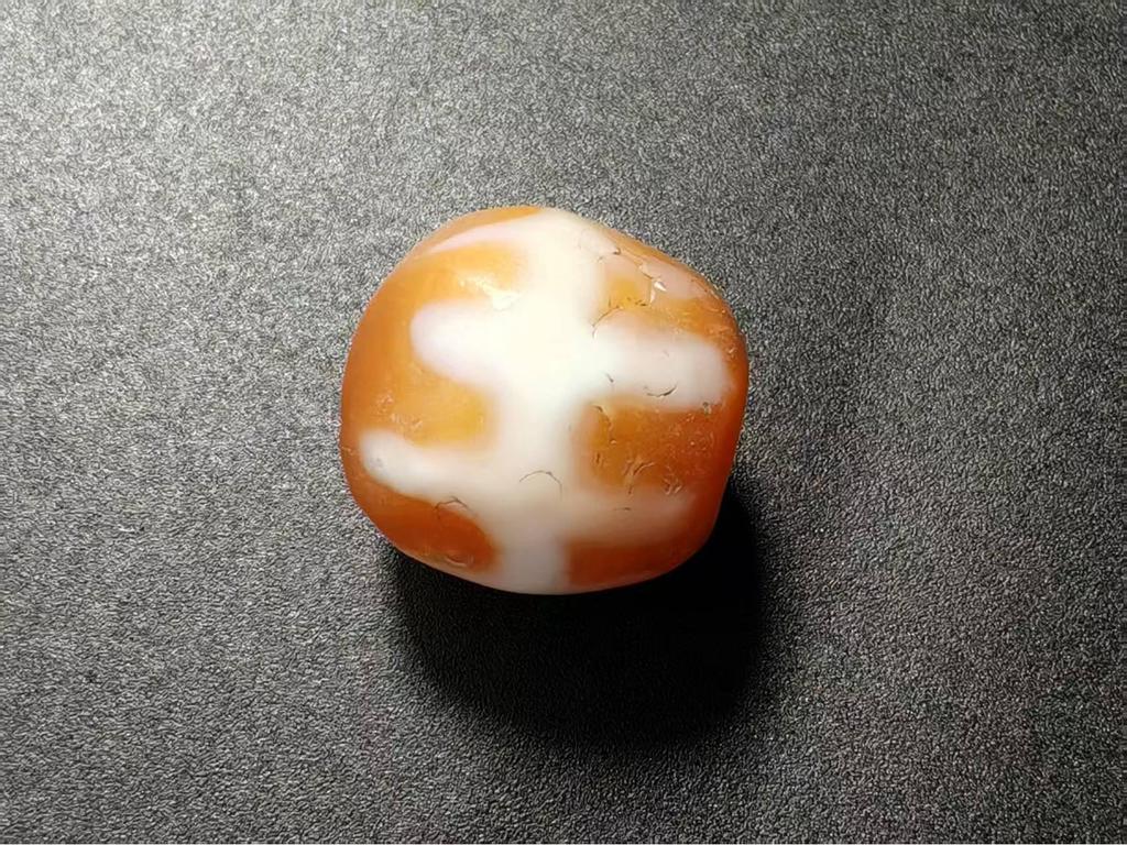 Тибетские натуральные травленые бусины Дзи из агата ручной работы с выветренной патиной, 15 мм для бисероплетения своими руками