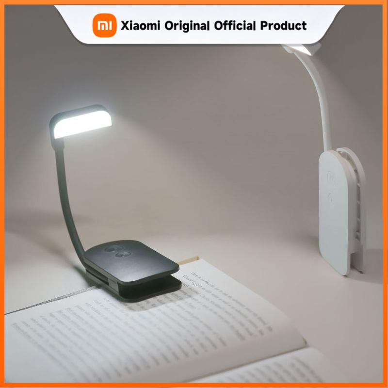 Xiaomi Светодиодная прищепка для чтения – Регулируемая, портативная и перезаряжаемая через USB книжная лампа для ночного чтения