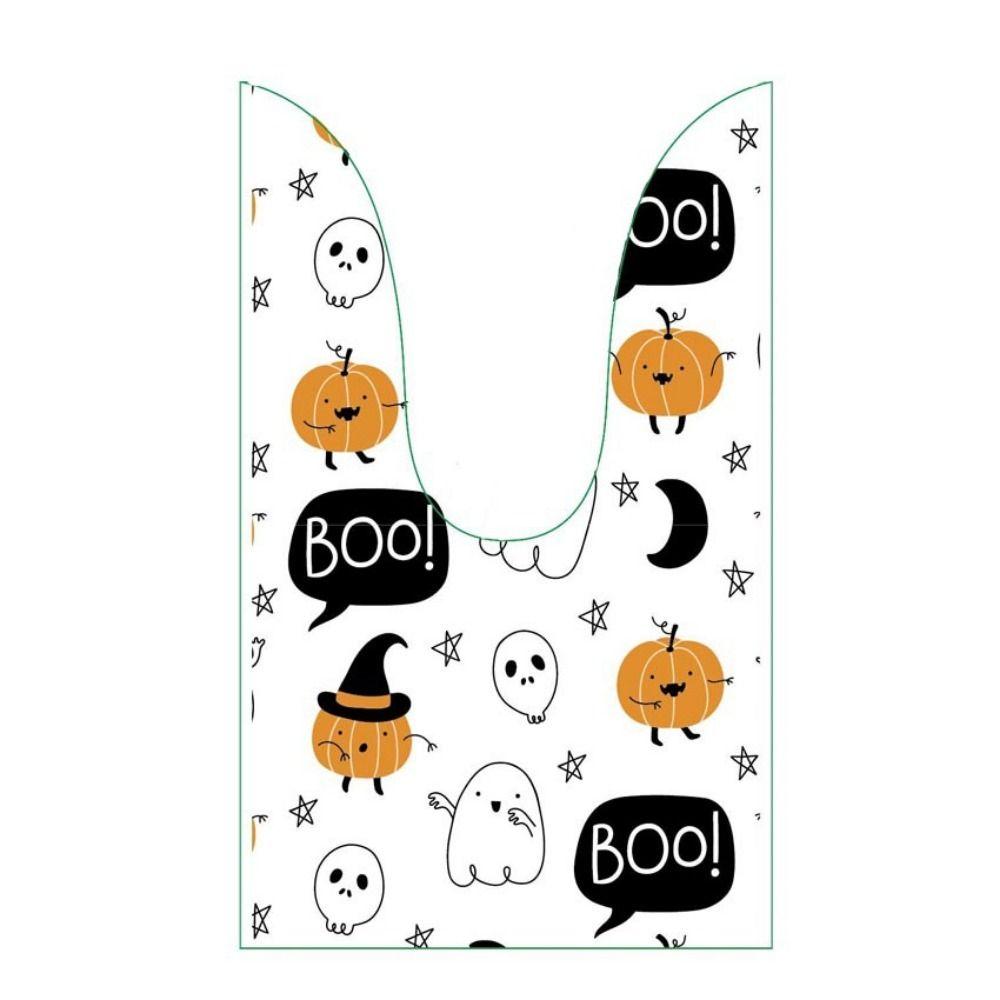 Colorful Halloween Treat Bags Cartoon pattern Snacks Bag Opp Bags Packaging Bags  Halloween Decor