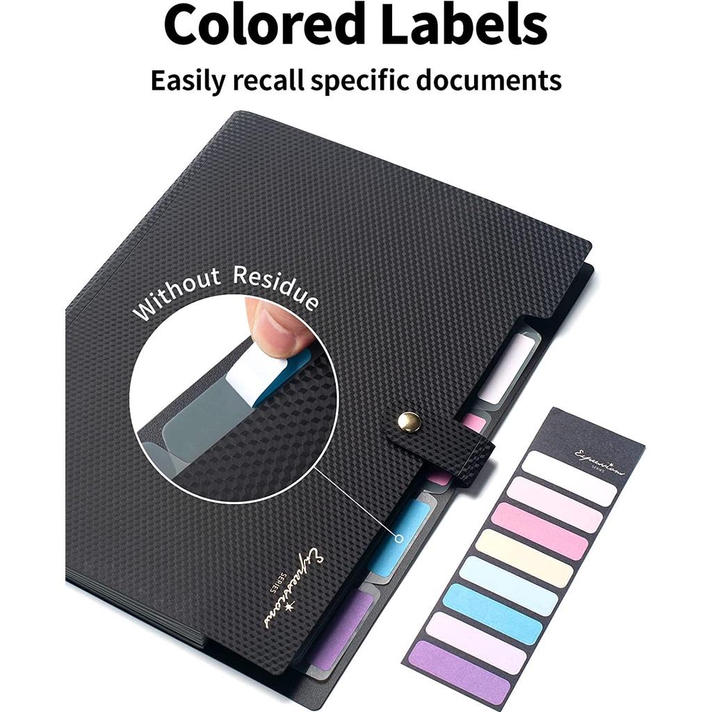 Расширяющаяся папка-гармошка с ромбовидным узором, 5 папок для документов, Портативный органайзер для бумаги для школьных и офисных принадлежностей, Формат A4