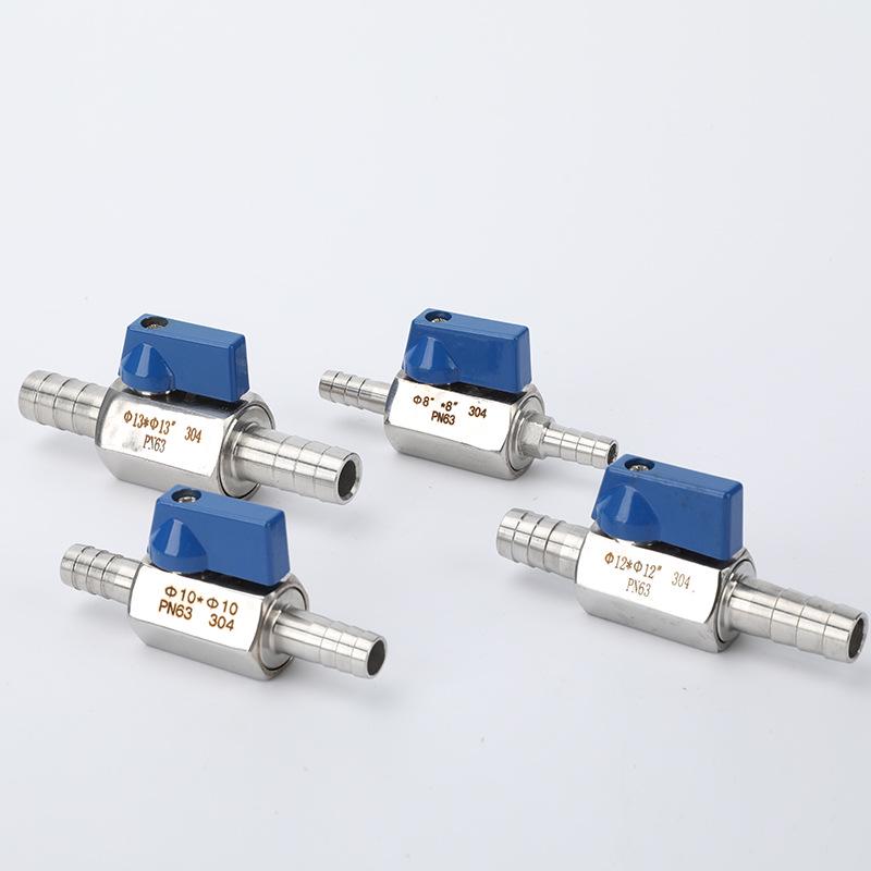 Мини-шаровой кран из нержавеющей стали 304 с наружной/внутренней резьбой, быстроразъемный, 1/2, 3/4 дюйма