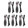 5pcs Big Weighted Wide Grip Pens Retractable Fat Heavy Weighted Ballpoint Pens for Writing