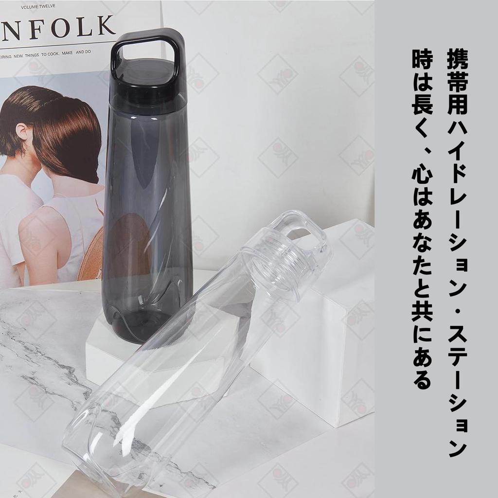 Бутылка для воды MYEEDA 740 мл Стильная пластиковая прозрачная бутылка с ручкой Бутылка из тритана Легко моется Стильная бутылка для воды для мальчиков и девочек начальной школы