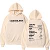 Christian Love Like Jesus Bible Verse Hoodies Men Women Clothing Fashion Harajuku Sweatshirts Fleece Casual Long Sleeve Pullover