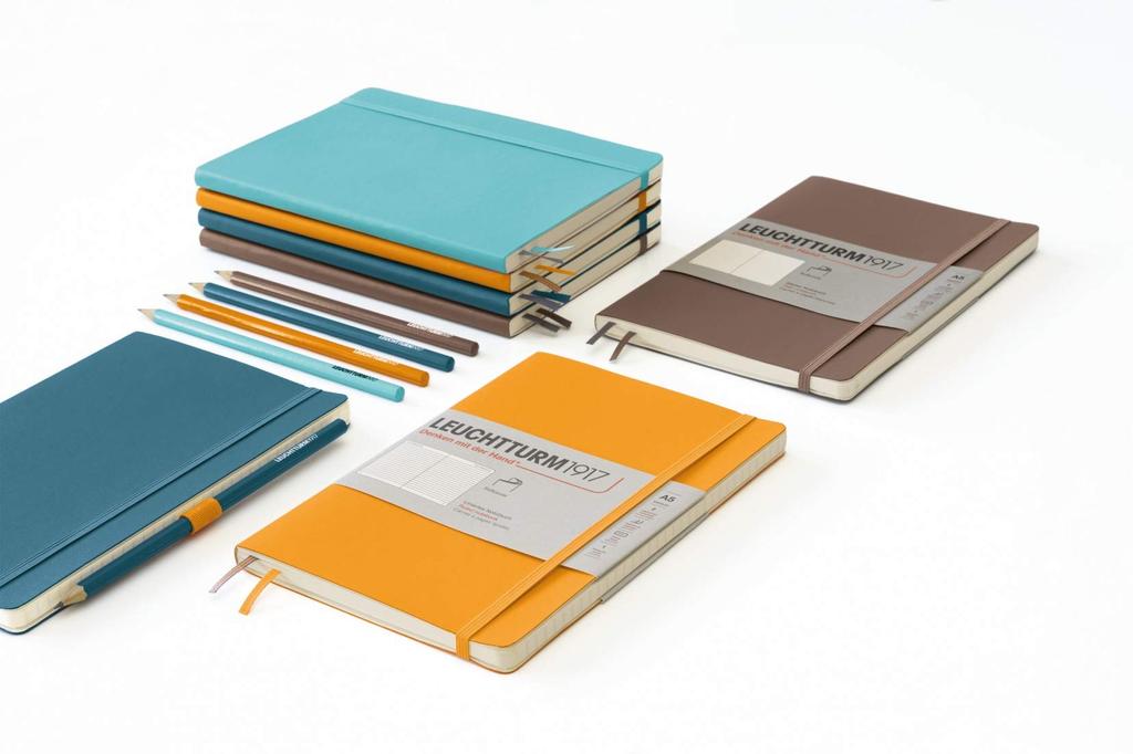 LEUCHTTURM1917 Horizontal Soft Warm Officially Imported Notebook, A5, Ruled, Cover, Earth, 363412,