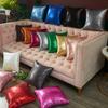 Elegant Pillow Cover Pillowcase Sequins Decorative Cushion Modern Farmhouse Soft Polyester Style for Sofa Bedroom Office Touch