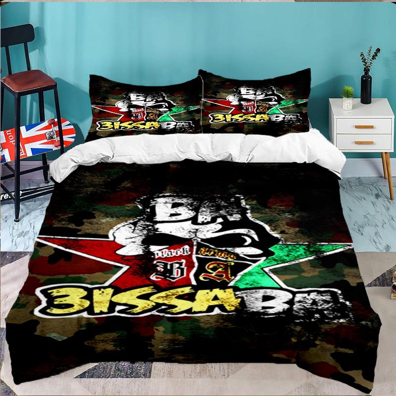 Ultras Askary Rabat 3PCS Bedding set,Ideal for 1pc Duvet Cover And 2pcs Pillowcases Perfect for Fan gift,Ideal for Bedroom, Dormitory
