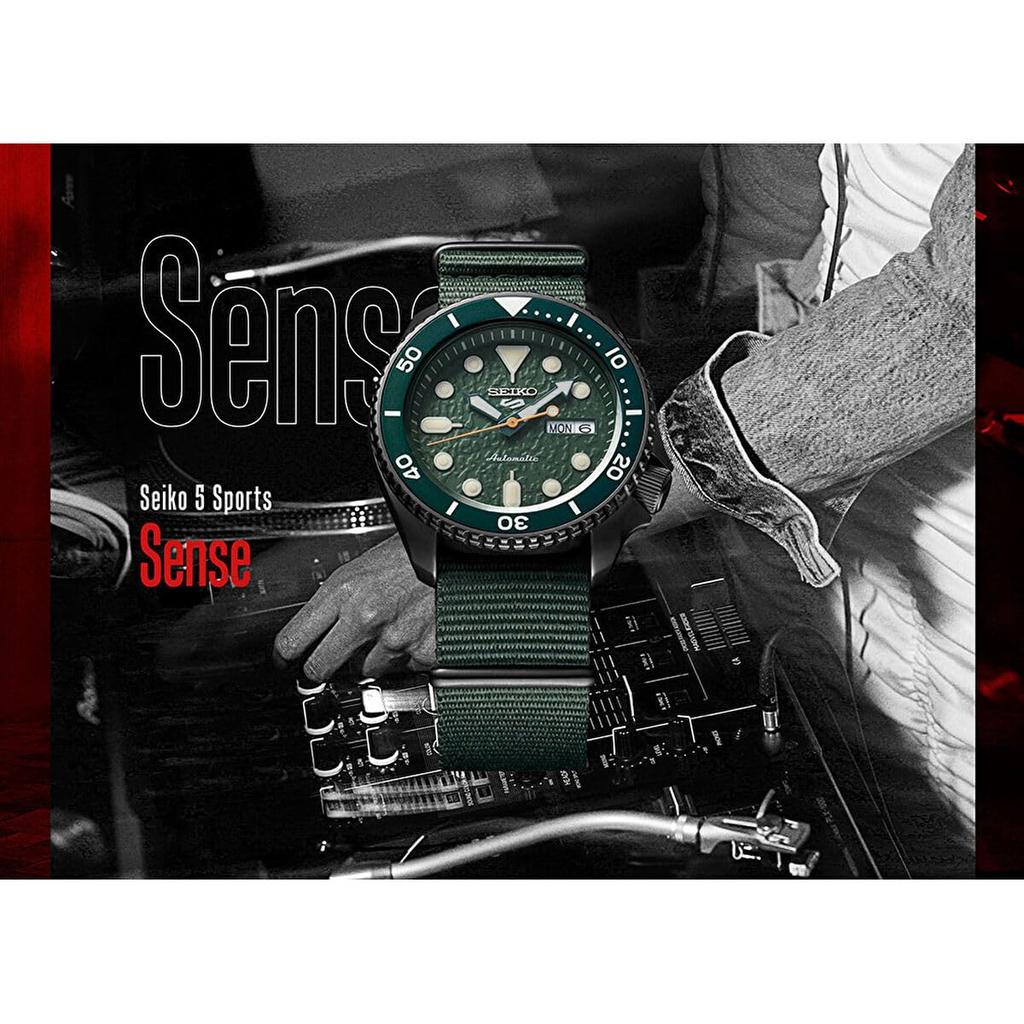 Seiko 5 Sports Мужские Аналоговые Автоматические Наручные Часы 7K1 Зеленые