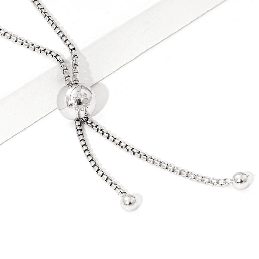 Модный сверкающий теннисный браслет S925 Silver Slider, подходящий для женских подарков на день рождения, модные ювелирные изделия