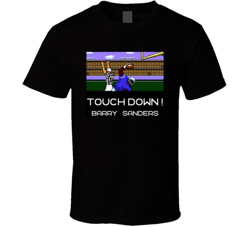Tecmo Bowl Barry Sanders Video Game Unisex T-Shirt