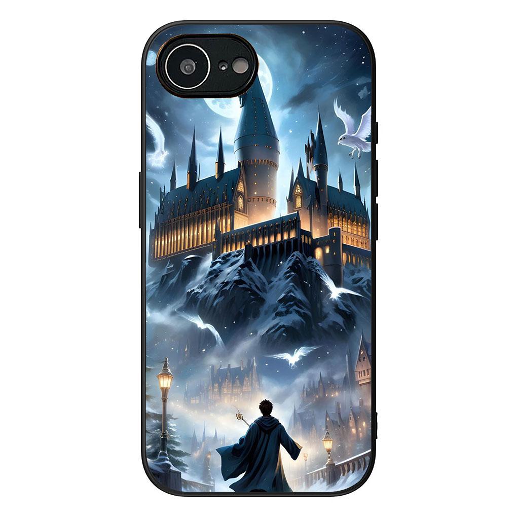 Phone Cover for Apple iPhone 13 12 Mini XS 11 Pro Max 7 8 Plus XR SE 2022 2020 SE3 Case Cool Harries Owl Wand Art Potters