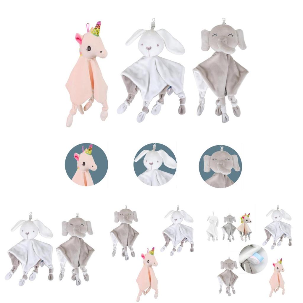 Bbsky Infant And Toddler Pacifier Blanket With Animal Design