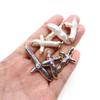1Pcs Wrapped Pendant Freshwater Pearl Cross-Shaped Pendant For Jewelry Making DIY Necklace Accessory