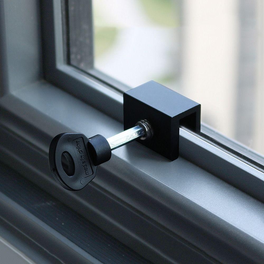 With Key Window Locks Sliding Security Sliding Door Clips New Window Lock Stopper  Window