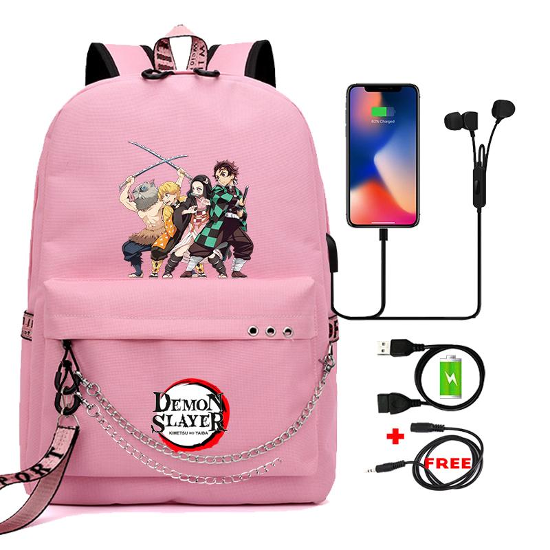 Сумка для книг в стиле аниме, подростковый рюкзак, школьные ранцы унисекс для мальчиков и девочек, рюкзак для ноутбука с мультяшным принтом, рюкзак для школы, Mochilas