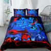 Cowardly Dog Duvet Cover Set EU Single Double King US Twin Full Queen Size  Bedclothes