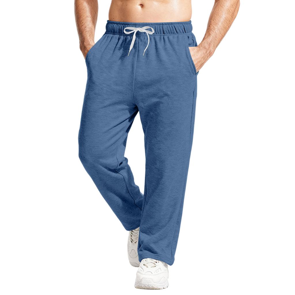 Men's Relaxed-Fit Casual Sweatpants With Stretch Waistband And Drawstring Yoga Pants