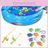 High-quality Magnetic Fishing Toy Set For Kids Double-sided Fish Durable Plastic