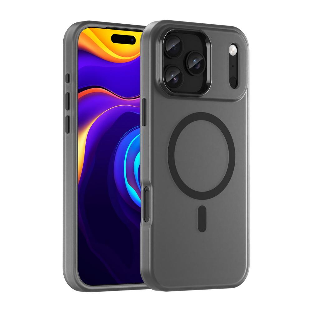Matte Translucent Powerful Magnetic Anti-drop Case For iPhone 17 Pro Max 17 Air 16e 16 Pro 15 + 14 13 12 11 Protect Full Cover