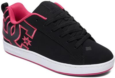 Кроссовки DC Shoes Court Graffik W (300678) (300678-KPS) черный/розовый трафарет