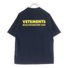 VETEMENTS Vetmon 18SS ETALLVER ARBEITUNG Logo Print Crew Neck Short Sleeve Unisex T-Shirt