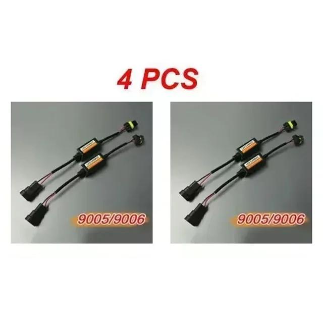 1~4 шт. Светодиодные Canbus автомобильные фары без ошибок резистор для противотуманных фар внедорожника H4 H7 H1 H11 9006 9007 адаптер анти-мерцание помехи