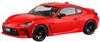 Aoshima Bunka Kyozai Rakupla Snap Kit Toyota GR86 2021 Spark Red Plastic Model 1/32 No.10-SR Pre-Colored (Automobile)