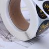500Pcs Thank You Sticker Wedding Decor Seal Stamping Pink Black Round Label