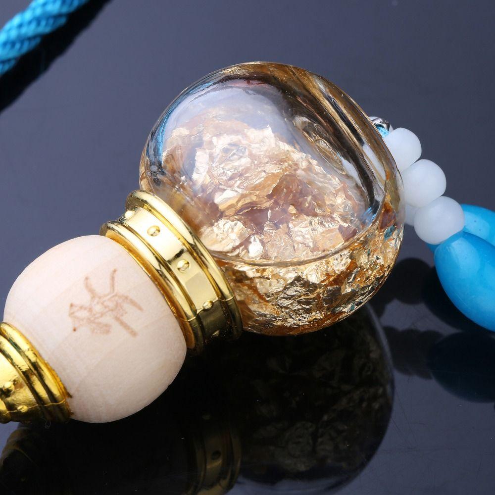 Chinese Style Double Spike Gourd Pendant Gourd Shaped Mini Gourd Perfume Bottle Car Accessories