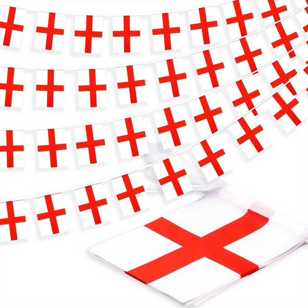 10 м / 32,8 фута Флаг Англии Гирлянда Флаг Праздничное украшение Подвесной флаг Флаг-растяжка