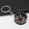 3D Wheel Hub Car Key Chain Fidget Toy Fingertip Gadget Keyring  Lovely Gift