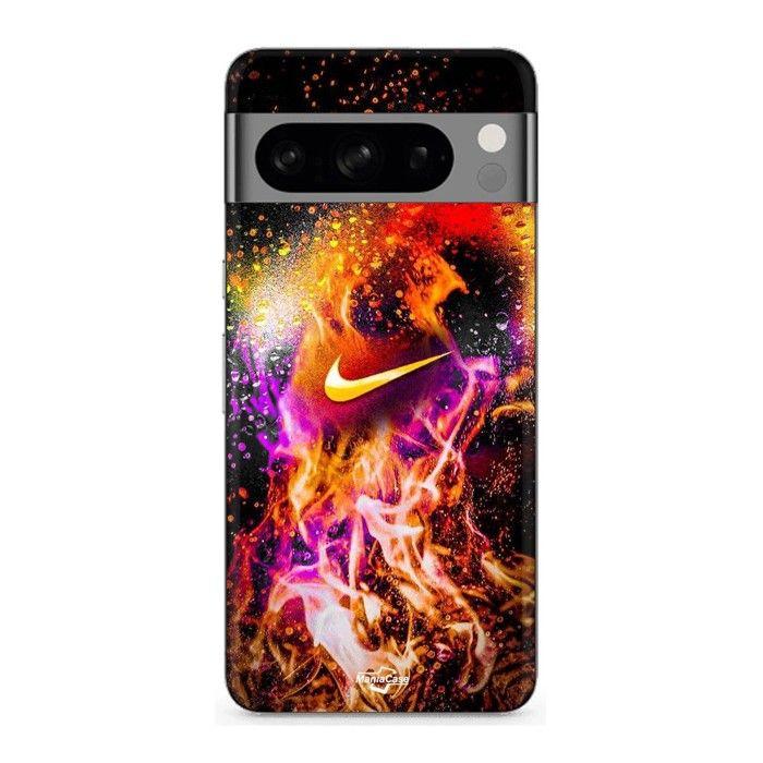 Coque pour Google Pixel 8 Pro Nike peinture colorée