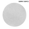 51mm/53mm/58mm 100Pcs Coffee Powder Bowl Filters Paper For Espresso Coffee Maker Secondary Water Filter Paper