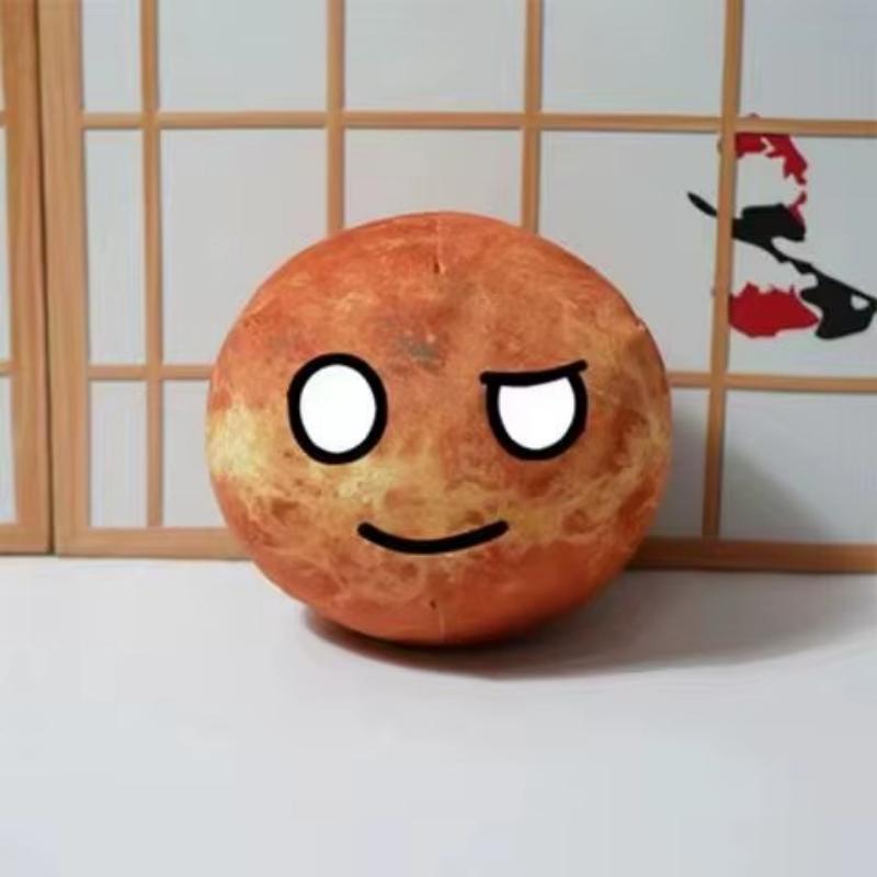 9 см Polandball Мини плюшевая игрушка Солнечная система Земля Луна Венера Уран Нептун Марс Юпитер Countryball Мультфильм Периферийные подарки