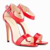 LOSLANDIFEN Women Sandals Sexy Thin High Heels Ankle Strap Gladiator Summer Fashion Brand Sandal Narrow Band Party Wedding Shoes Shoe