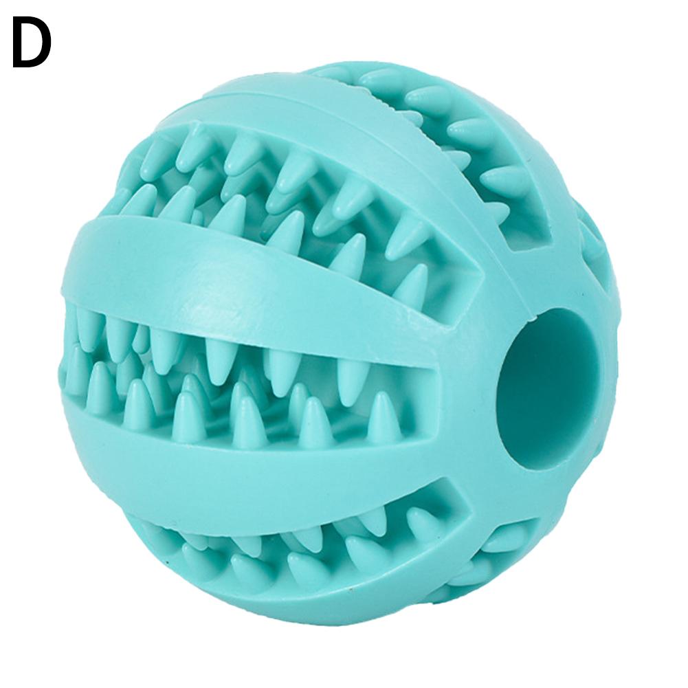 NEW Dog Ball Toys For Small Dogs Interactive Elasticity Puppy Chew Toy Tooth Cleaning Rubber Food Ball Toy Pet Stuff Accessories
