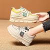Spring New Thick-soled Muffin Shoes Korean Version All-match Casual Color Matching Heightening Sports Shoes Women