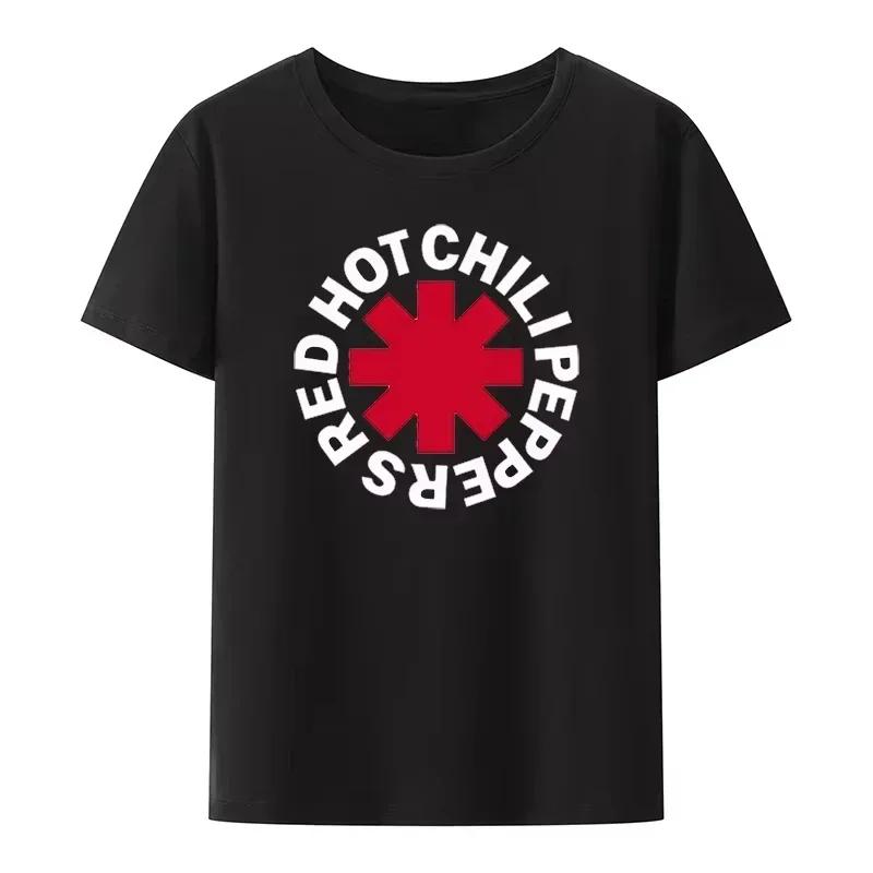 Повседневные футболки Red Hot Chili Peppers Крутые Забавные Мужские Женские Хлопок Короткий Рукав Оверсайз Уличная Одежда Дети Мальчик Девочка Летний Топ