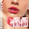 Шестицветная палетка помад-желе для губ Strawberry Mirror Juicy Pink, набор увлажняющих тинтов-масел для губ с силиконовой кисточкой