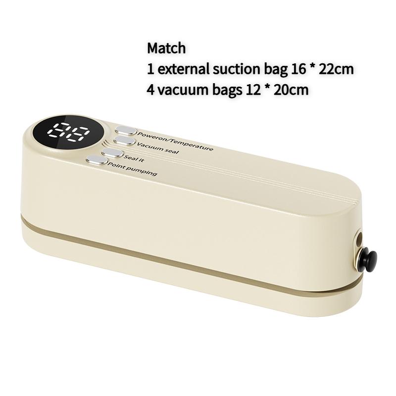 2025 Мини-машина для вакуумной запайки, беспроводная, USB, для дома, полностью автоматическая, портативная, для упаковки продуктов, пластиковая запайка